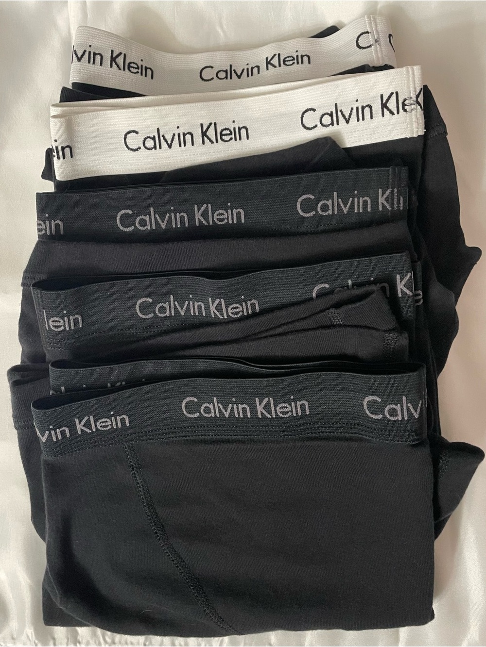 Calvin Klein Men's Cotton Boxer Briefs (5) Black XXL